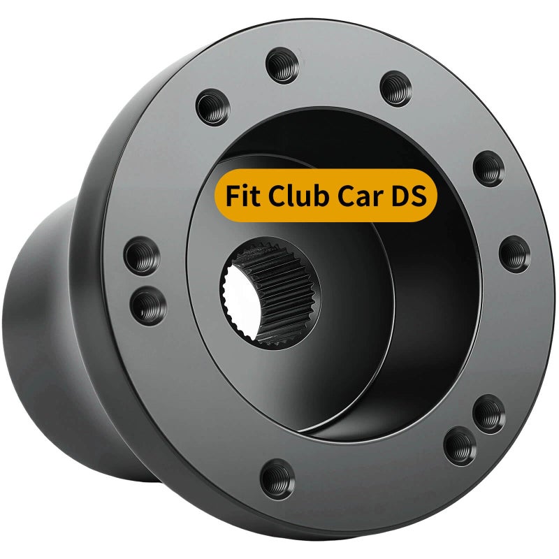 MOSNAI Club Car DS Steering Wheel Adapter Hub for Club Car DS 1984+ Golf Cart with 5-6 Holes Golf Cart Steering Wheel - Image 1